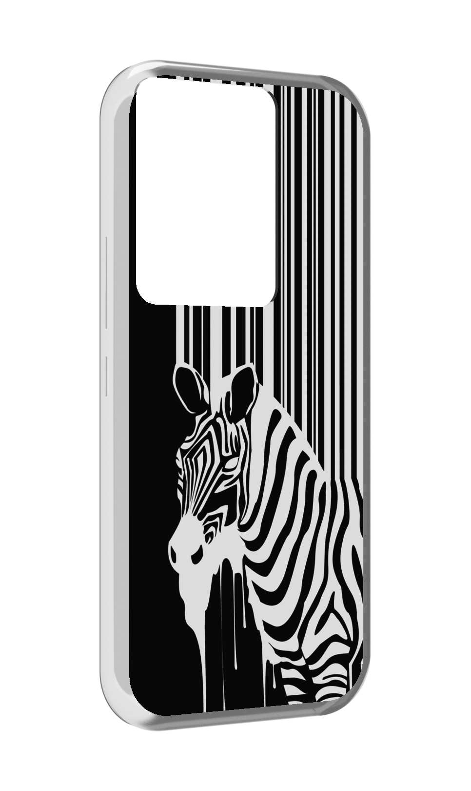 

Чехол MyPads Зебра для Itel Vision 3 Plus / Itel P38 Pro, Прозрачный, Tocco