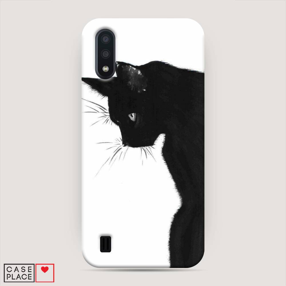 

Пластиковый чехол "Black cat" на Samsung Galaxy A01