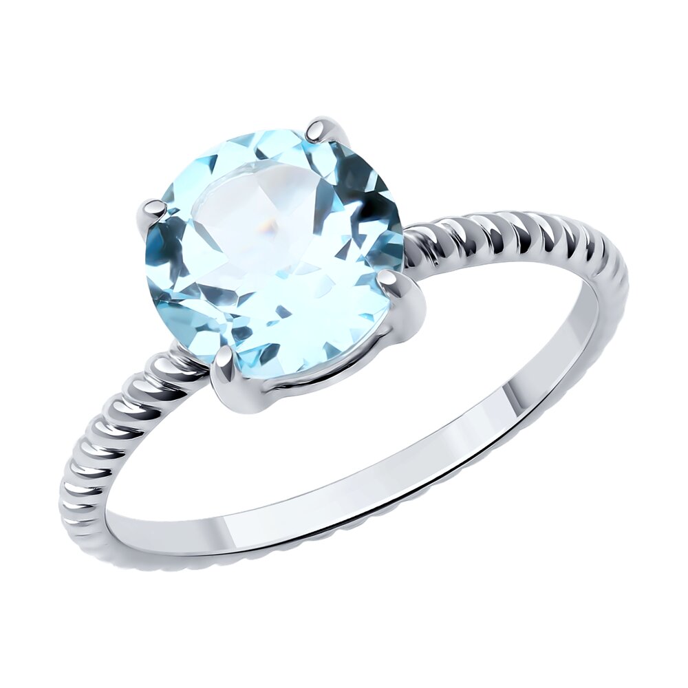 

Кольцо из серебра р. 19,5 SOKOLOV 92014473, топаз, 92014473