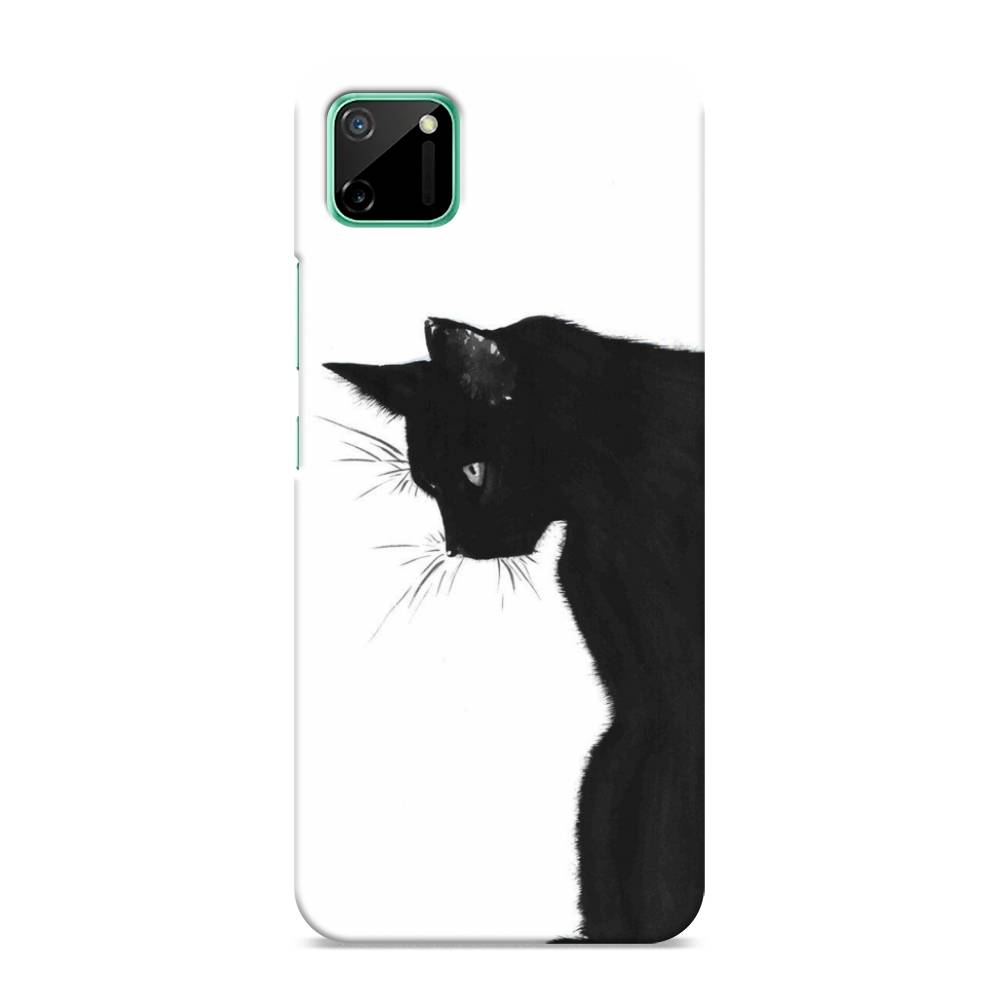 

Пластиковый чехол "Black cat" на Realme C11, 253820-1
