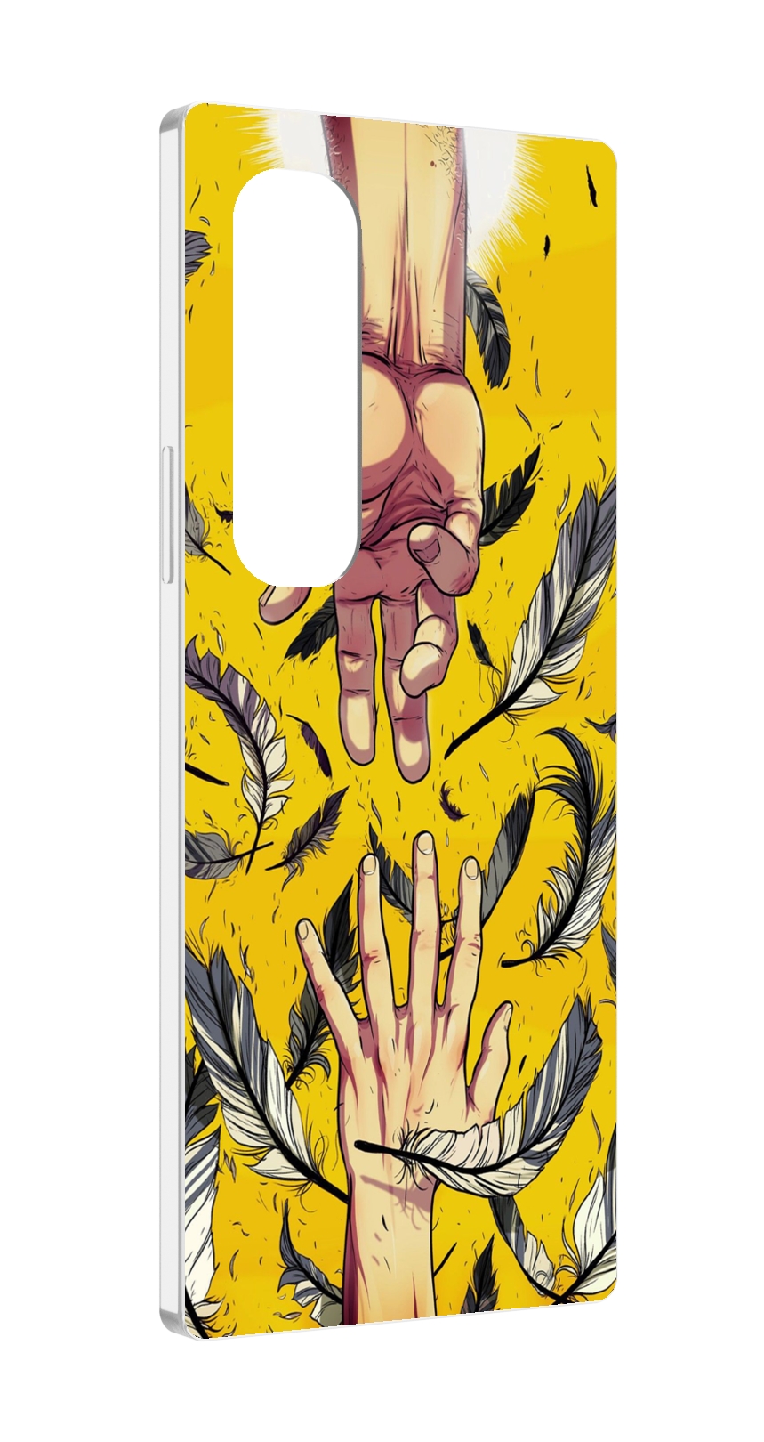 

Чехол MyPads рука-в-руку для Samsung Galaxy Z Fold 4 (SM-F936), Прозрачный, Tocco