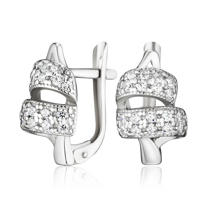 

Серьги из серебра с фианитом ЮВЕЛИР КАРАТ 2123712/9, 2123712/9