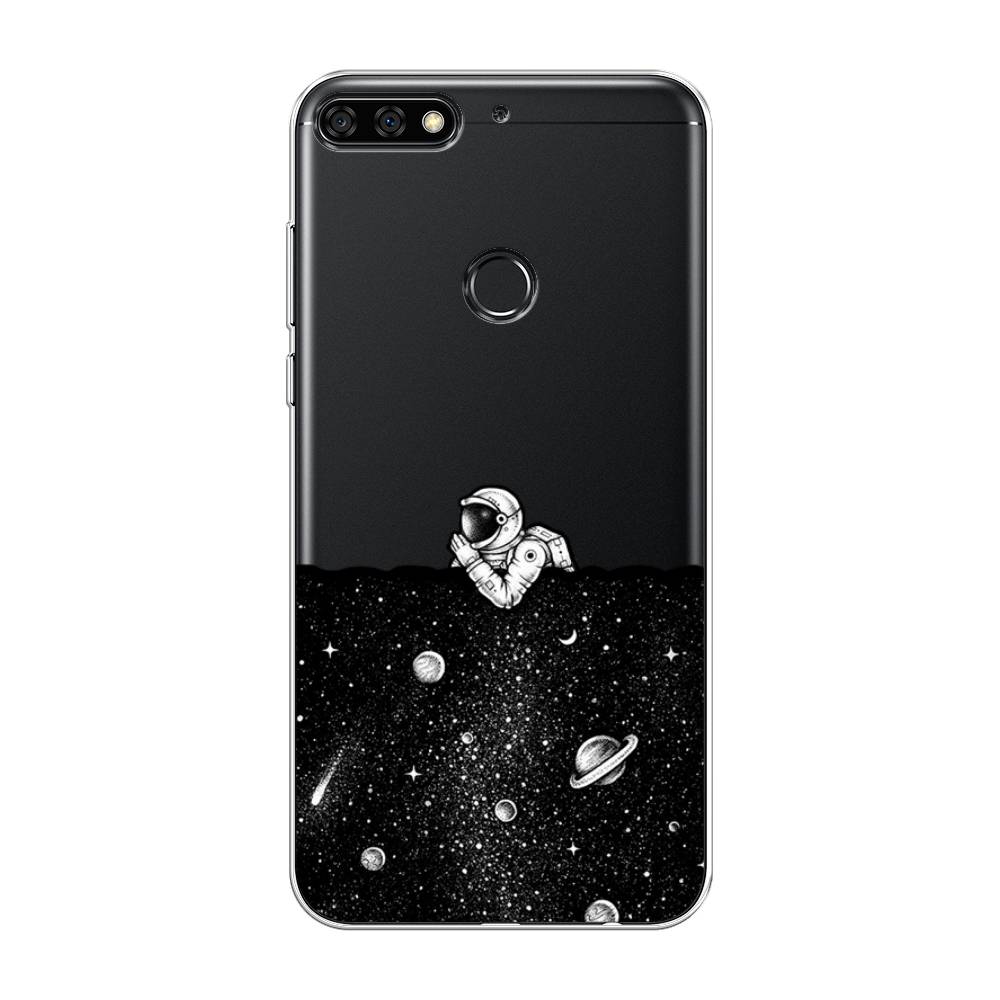 

Чехол Awog на Huawei Y7 Prime 2018 "Космический сон", Серый, 66450-4