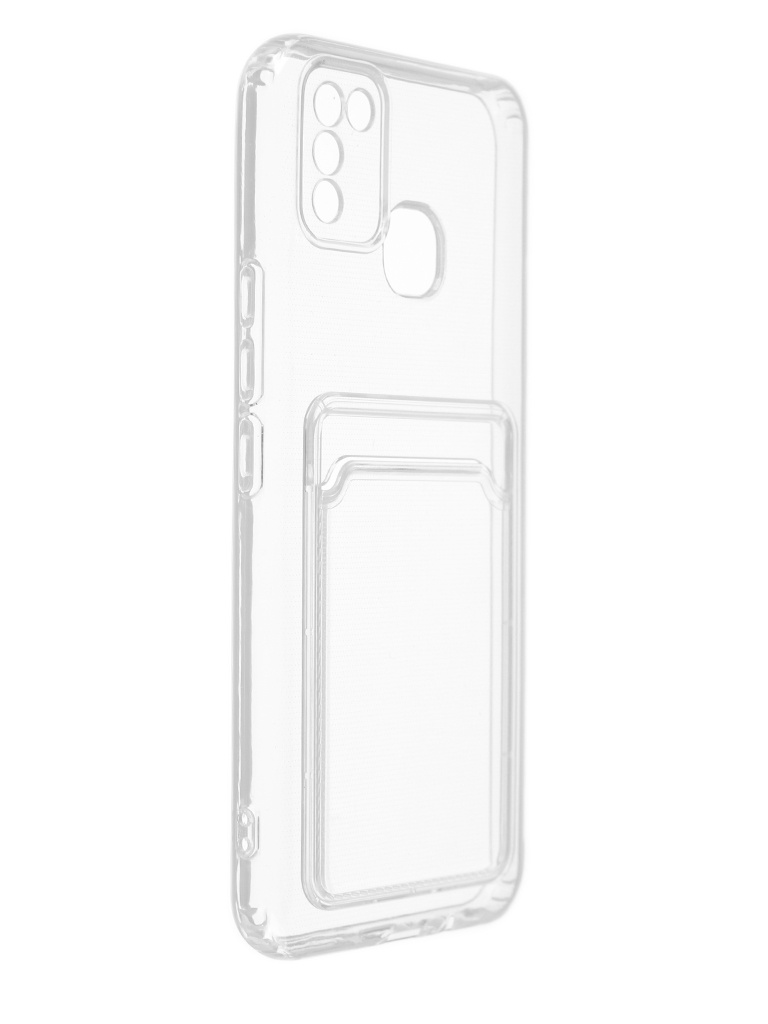 фото Чехол svekla для infinix hot 10 lite с картхолдером transparent svcar-inh10l-wh