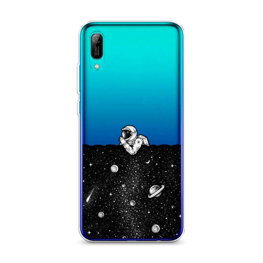 

Чехол Awog на Huawei Y6 Pro (Prime) 2019 "Космический сон", Серый, 68150-4