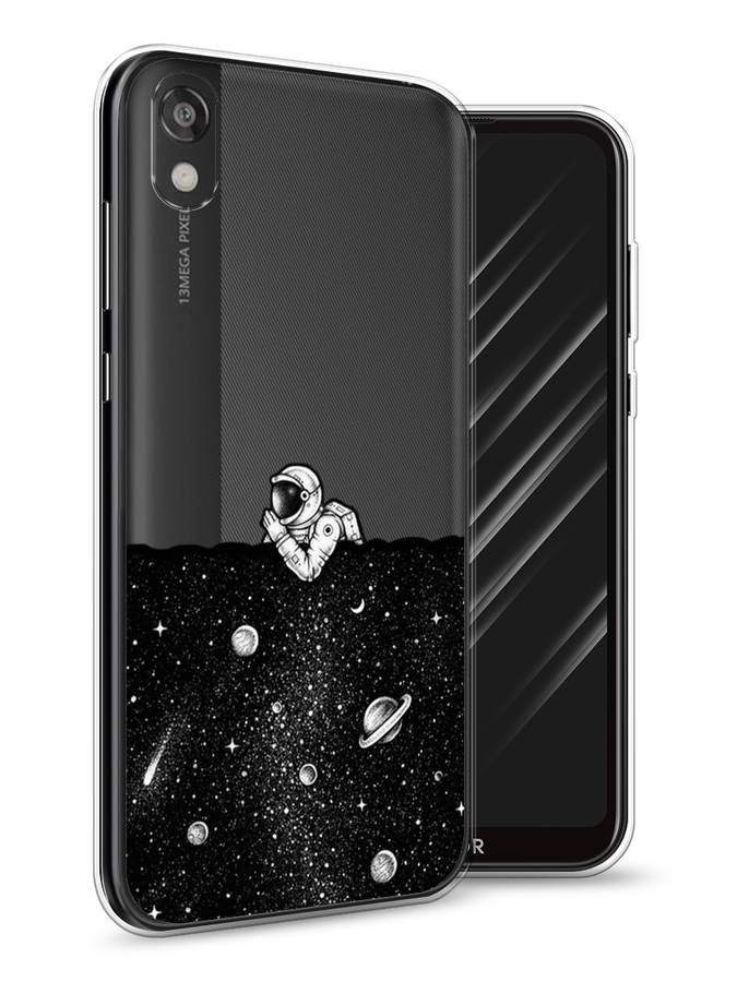 

Чехол Awog на Huawei Y5 2019 "Космический сон", Серый, 69050-4