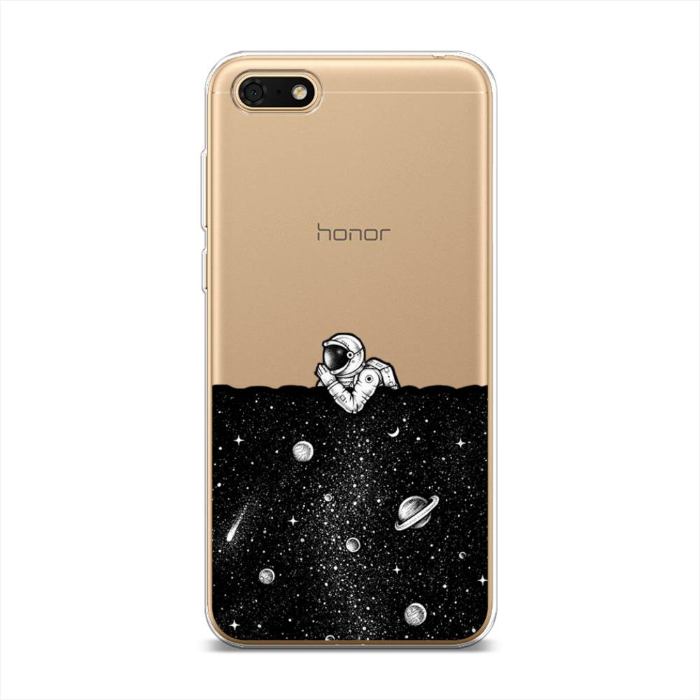 

Чехол Awog на Huawei Y5 2018 "Космический сон", Серый, 65950-4