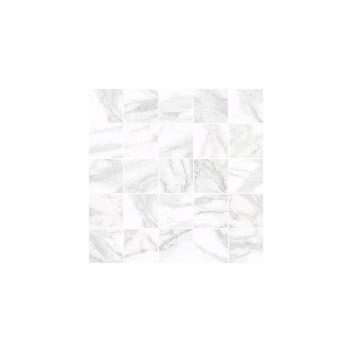 

Olimpus Декор мозаичный белый MM34037 25х25 упак., Olimpus
