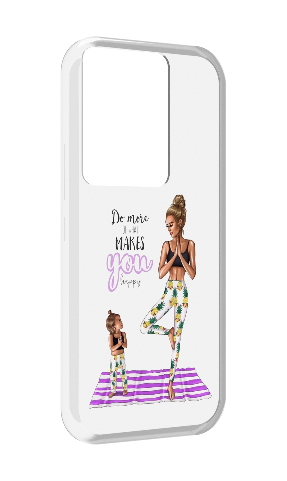 

Чехол MyPads Девочки-в-ананасах для Itel Vision 3 Plus / Itel P38 Pro, Прозрачный, Tocco