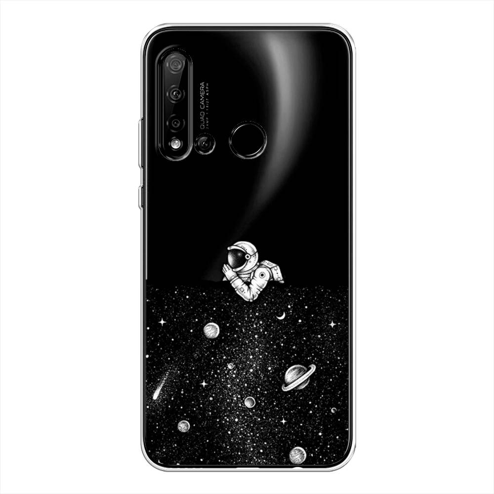 

Чехол Awog на Huawei P20 lite 2019 "Космический сон", Серый, 69750-4