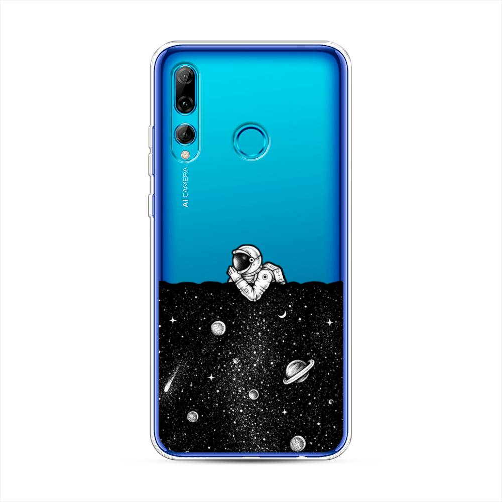 

Чехол Awog на Huawei P Smart Plus 2019 "Космический сон", Серый, 69250-4