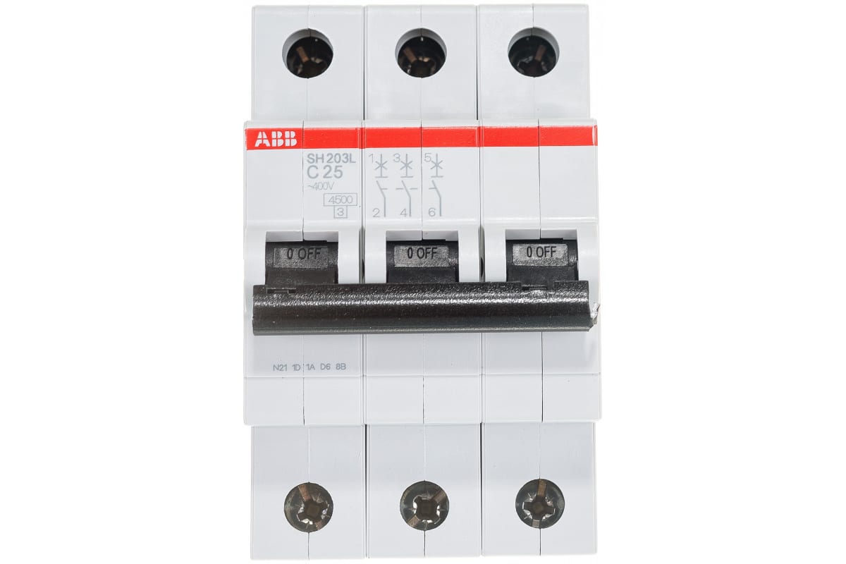 

ABB SH203L C25 Автоматический выключатель нет 2CDS243001R0254, 2CDS243001R0254