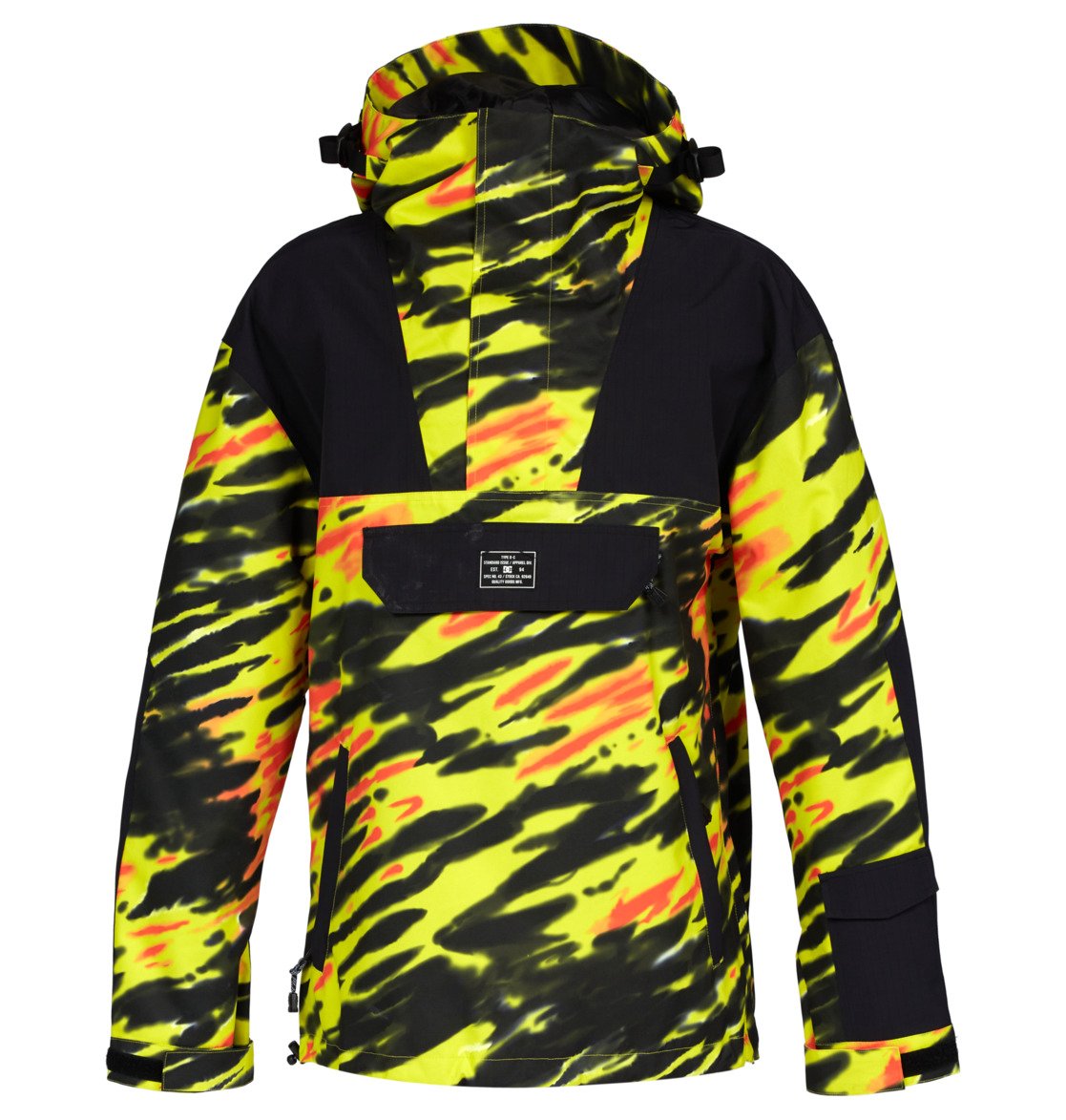 фото Куртка сноубордическая dc shoes dc-43 anorak m snjt angled tie dye sulphur spring (us:m)