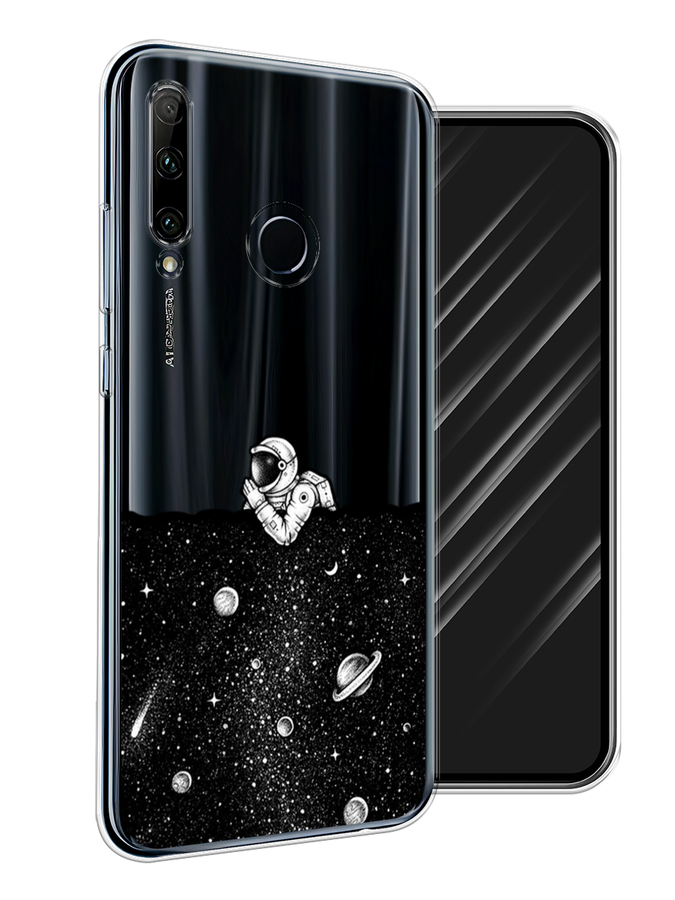 

Чехол Awog на Honor 20 Lite 2019 "Космический сон", Серый, 68950-4