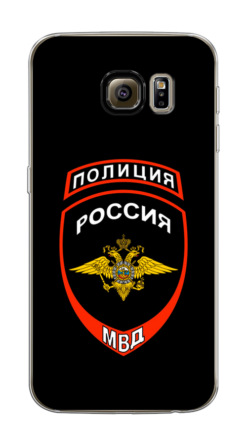 

Чехол Awog на Samsung Galaxy S6 edge "Полиция шеврон", Черный;красный;белый, 24450-5