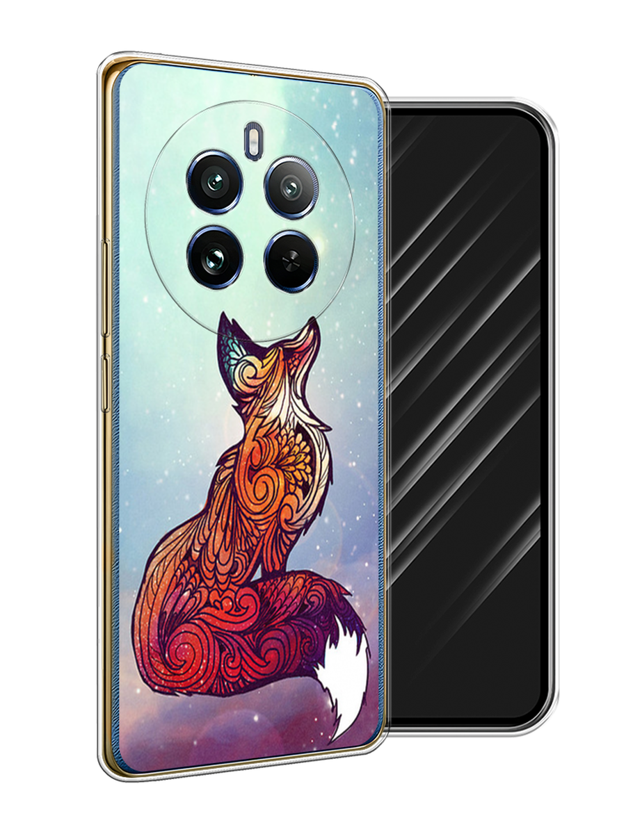 

Чехол Awog на Realme 12 Pro/Realme 12 Pro Plus "Лиса 1", Голубой;фиолетовый, 2516250-1