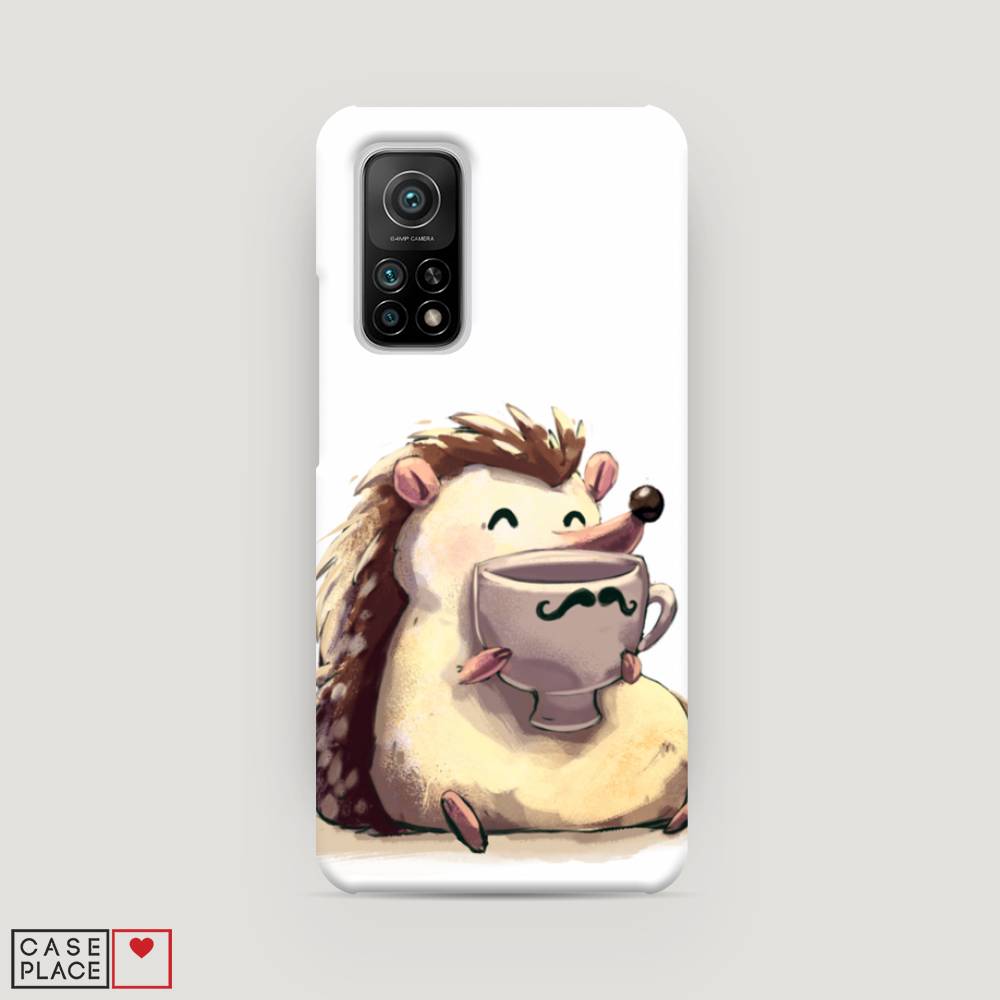 

Пластиковый чехол "Еж кофеман" на Xiaomi Mi 10T Pro, 37720-7