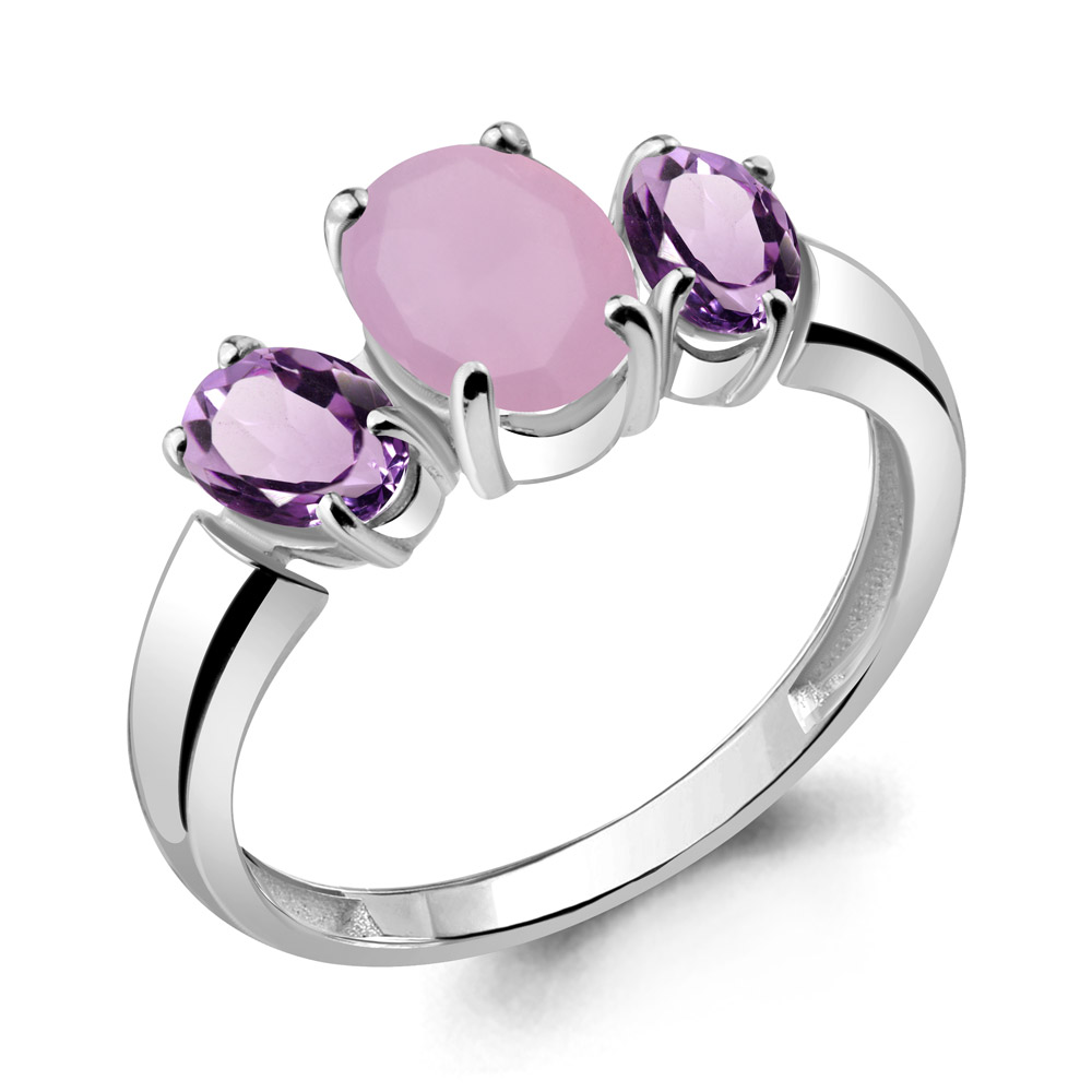 

Кольцо из серебра с аметистом р. , Aquamarine 69395611_925_р, 69395611_925_р