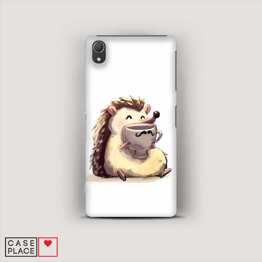 

Пластиковый чехол "Еж кофеман" на Sony Xperia Z2