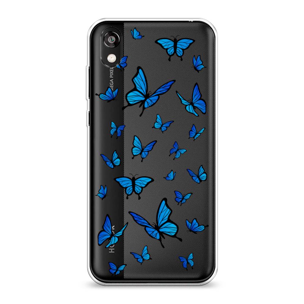 

Чехол Awog на Honor 8S Prime "Синие бабочки", Разноцветный, 6103950-1