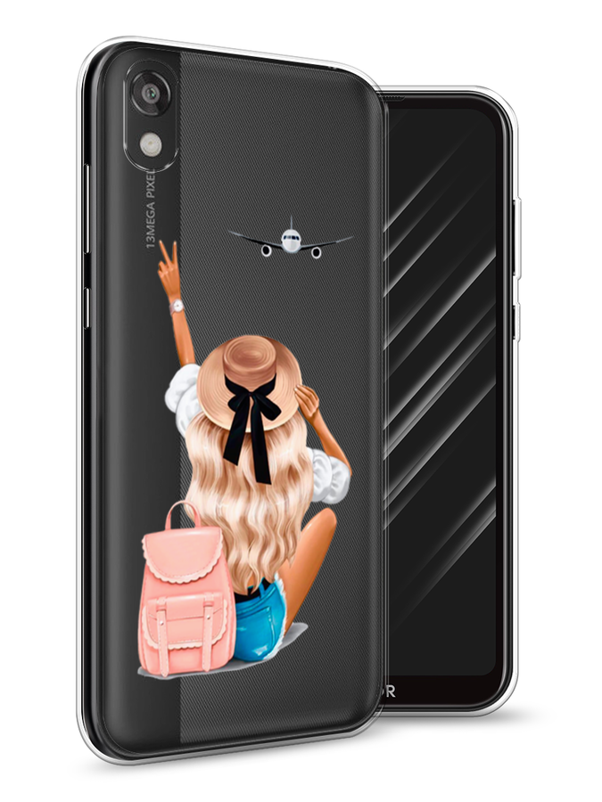 

Чехол Awog на Honor 8S Prime "Автостопом самолетом", Разноцветный, 6103950-7