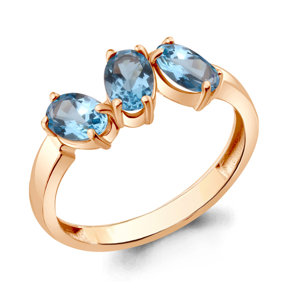 фото Кольцо из серебра с топазом р. 17,5 aquamarine 6939005_925_з