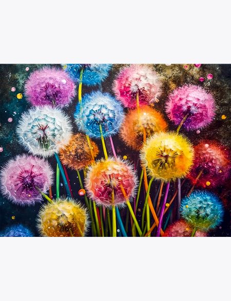 

Алмазная мозаика без подрамника Цветное настроение, 40x30 см 50 цветов, 62751, РА-239