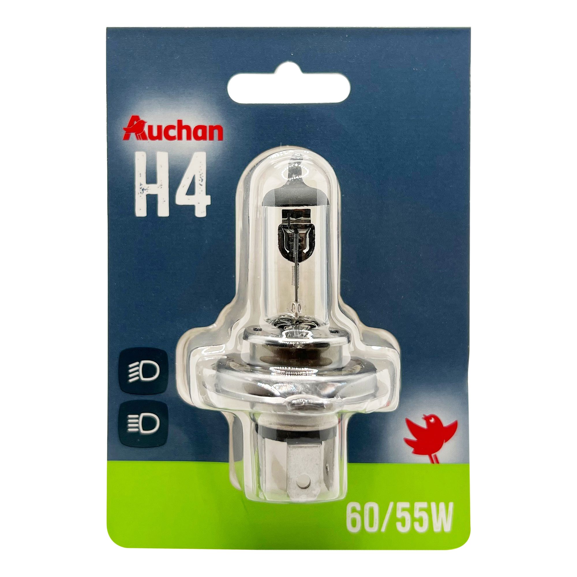 Автолампа галогенная АШАН Красная птица H4 55-60W 12V