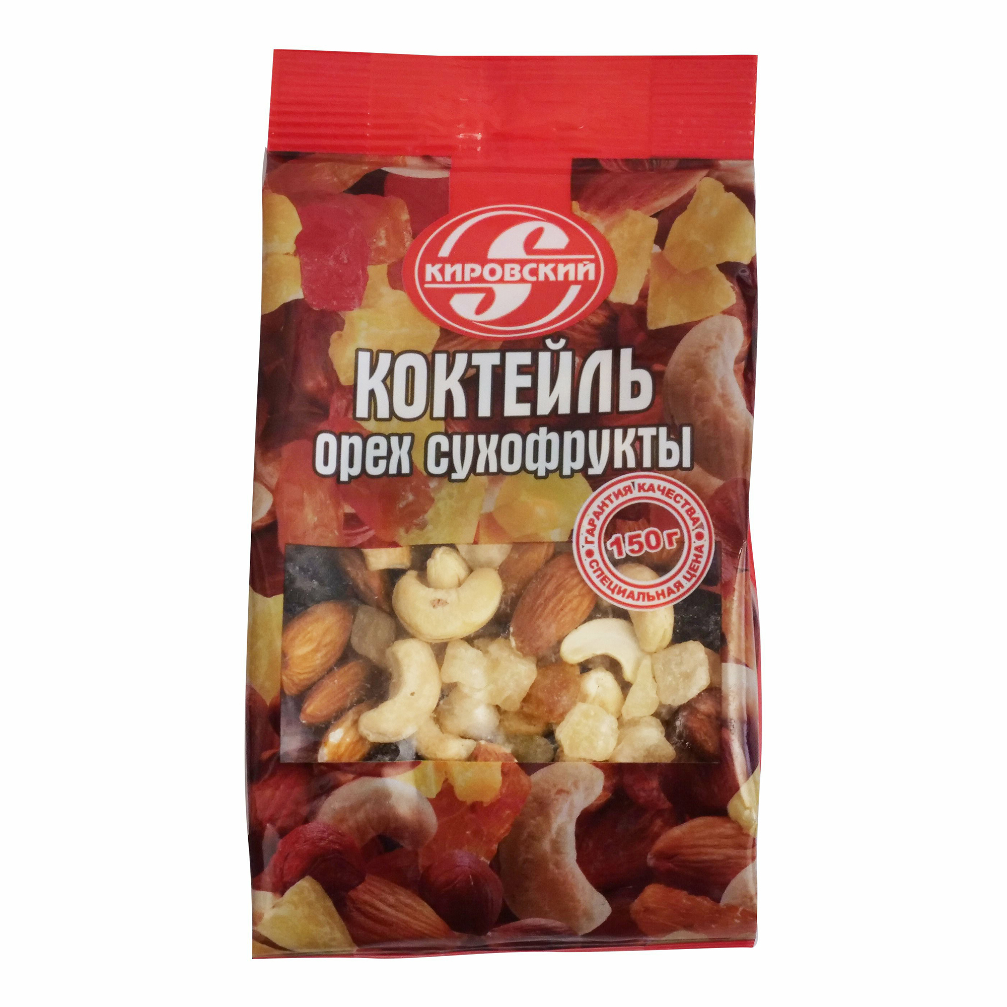 

Фруктово-ореховая смесь Кировский с ананасом 150 г