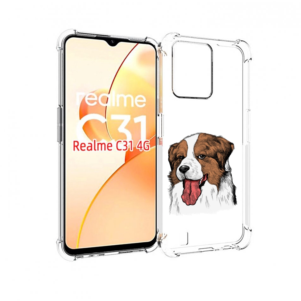 

Чехол MyPads бетховен для OPPO Realme C31, Прозрачный, Tocco