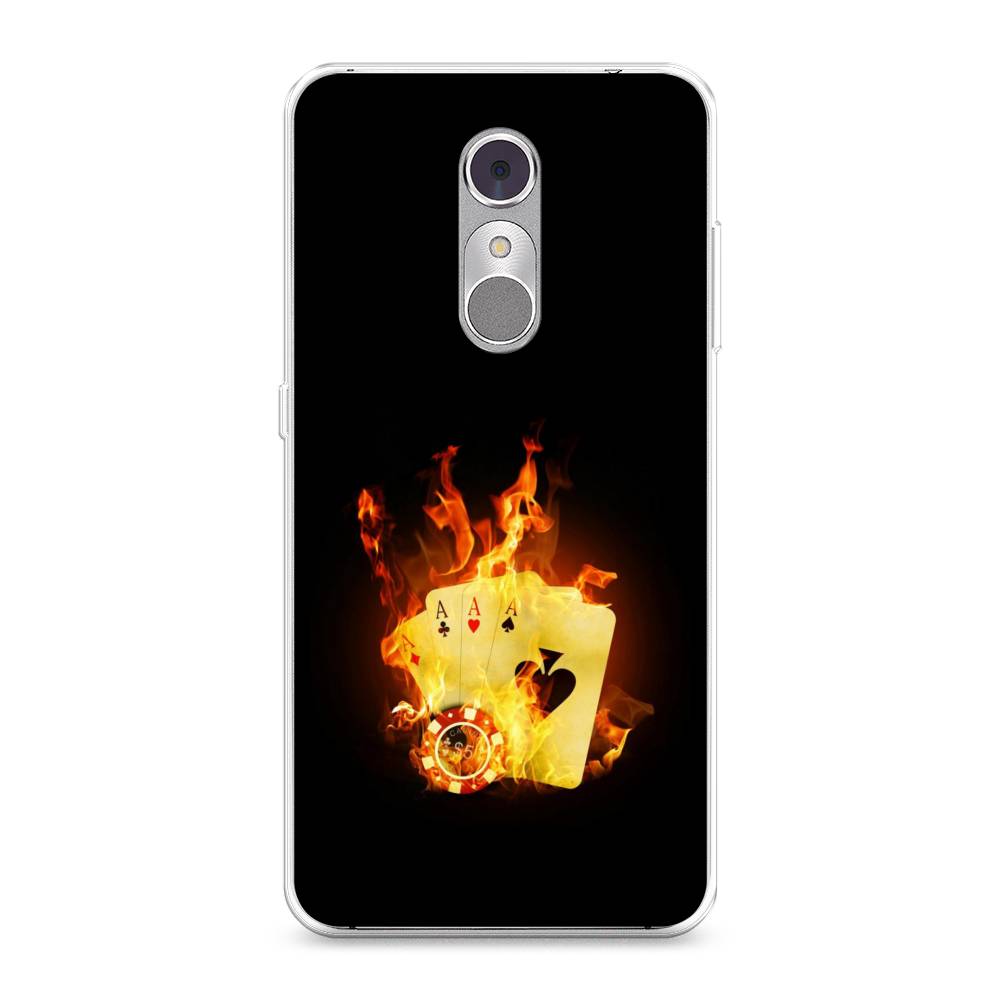 

Чехол Awog на ZTE Blade A910 / ЗТЕ Блэйд A910 "Горящие карты", Разноцветный, 131850-9