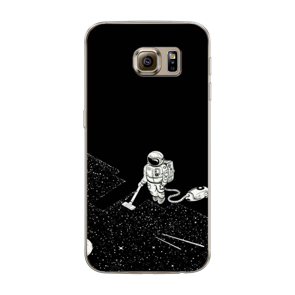 фото Чехол awog "космонавт с пылесосом" для samsung galaxy s6 edge