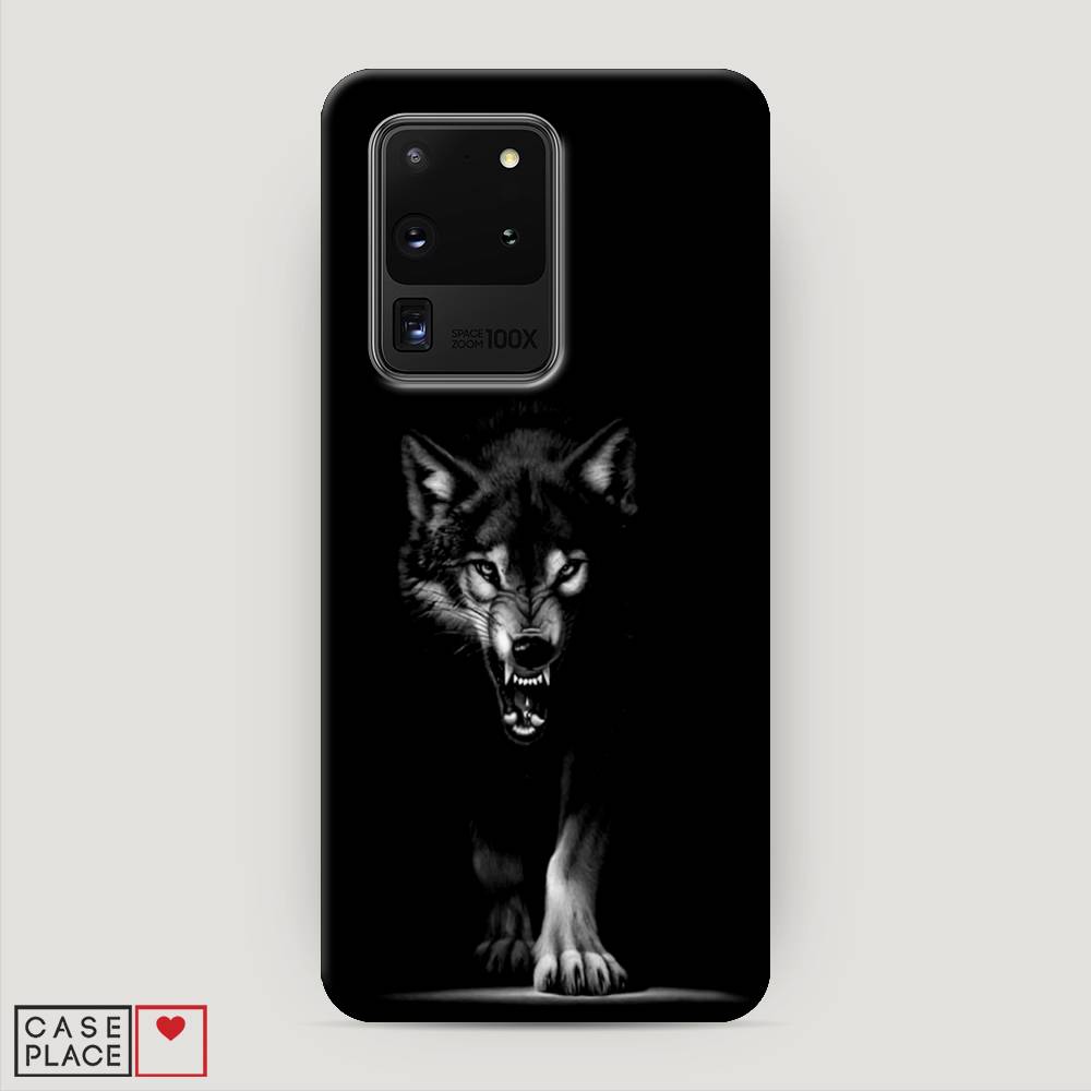 

Пластиковый чехол "Волк выходит из ночи" на Samsung Galaxy S20 Ultra, 29420-1
