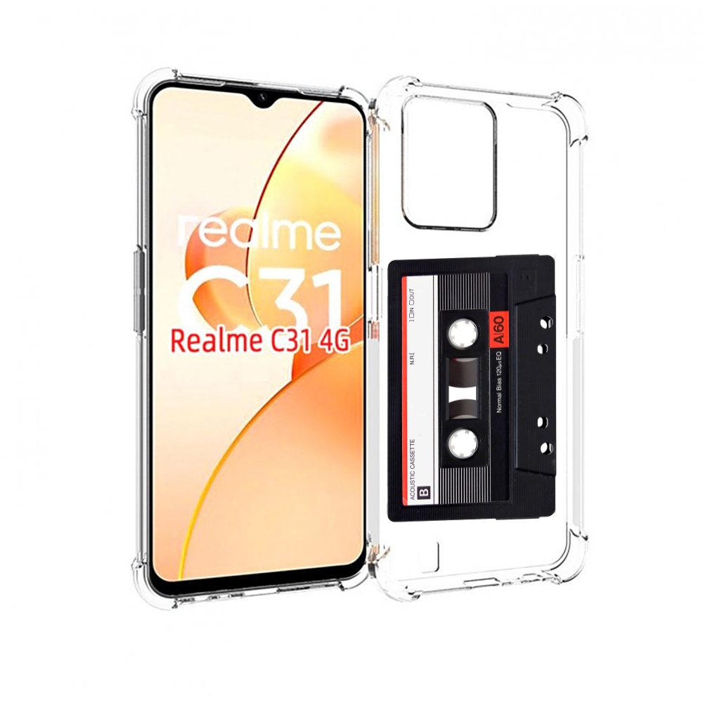 

Чехол MyPads касета для OPPO Realme C31, Прозрачный, Tocco