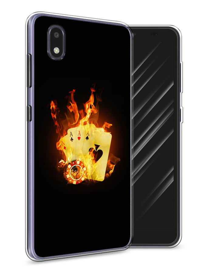 

Чехол Awog на ZTE Blade A3 (2020) / ЗТЕ Блэйд A3 (2020) "Горящие карты", Разноцветный, 133650-9