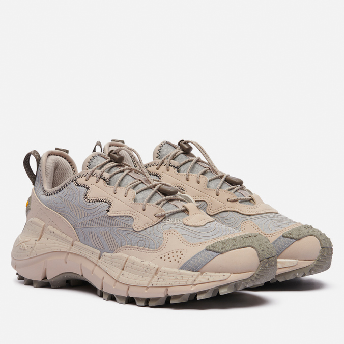 фото Кроссовки мужские reebok zig kinetica ii edge бежевые 43 eu