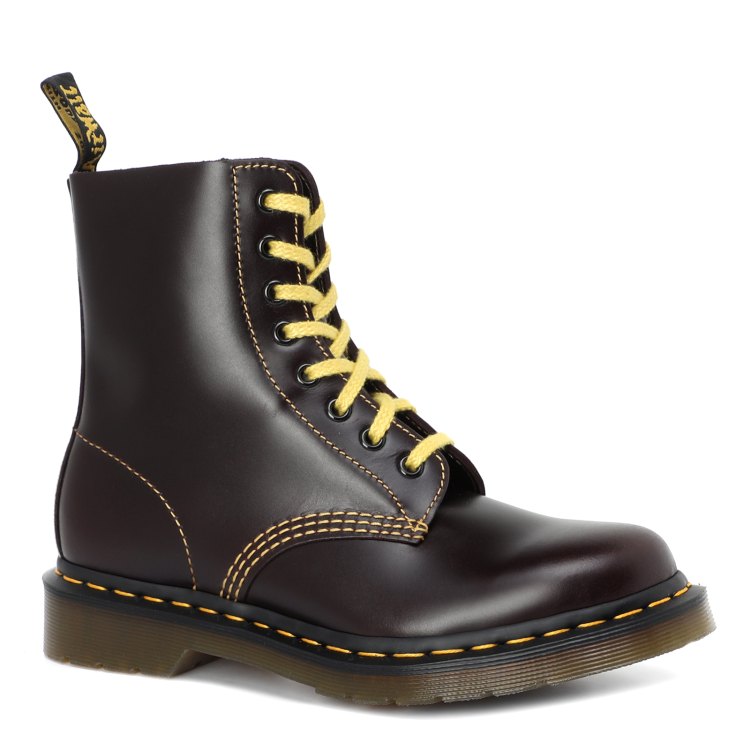 фото Ботинки женские dr. martens 26243601 бордовые 41 eu