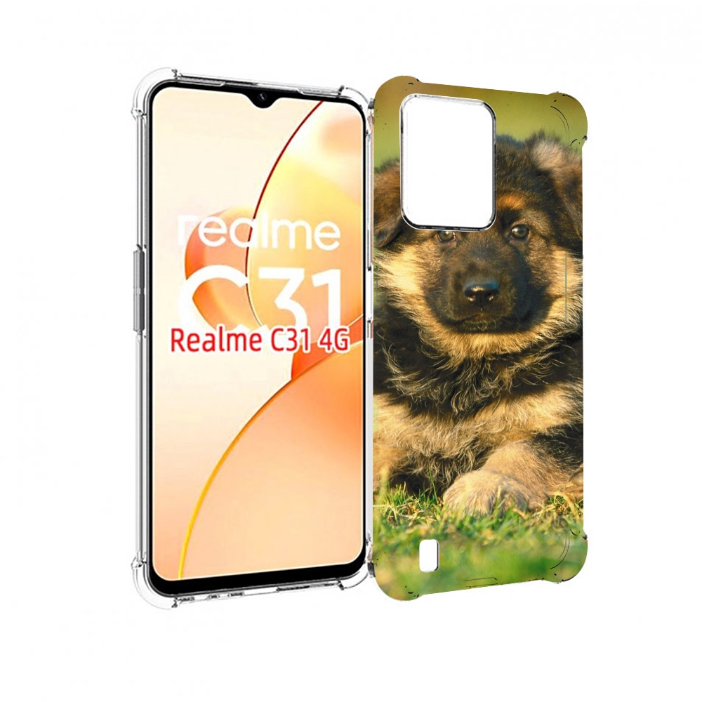 

Чехол MyPads кавказская овчарка для OPPO Realme C31, Прозрачный, Tocco