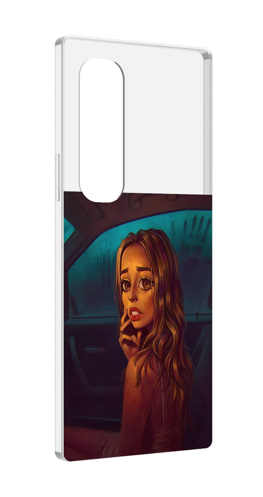 

Чехол MyPads пуп-невесты женский для Samsung Galaxy Z Fold 4 (SM-F936), Прозрачный, Tocco