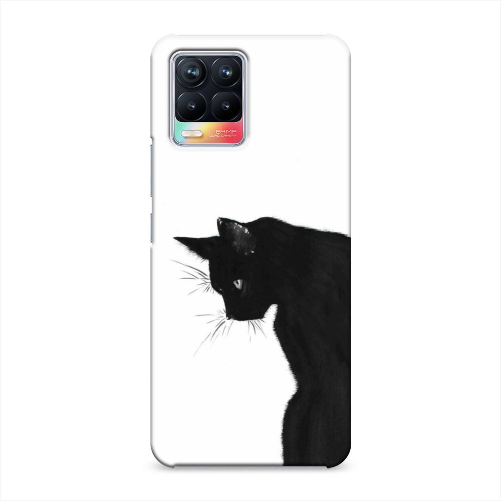 

Пластиковый чехол "Black cat" на Realme 8, 255420-1