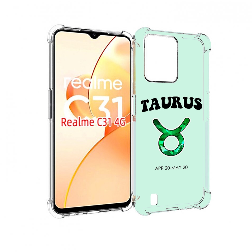 

Чехол MyPads знак-зодиака-телец-1 для OPPO Realme C31, Прозрачный, Tocco