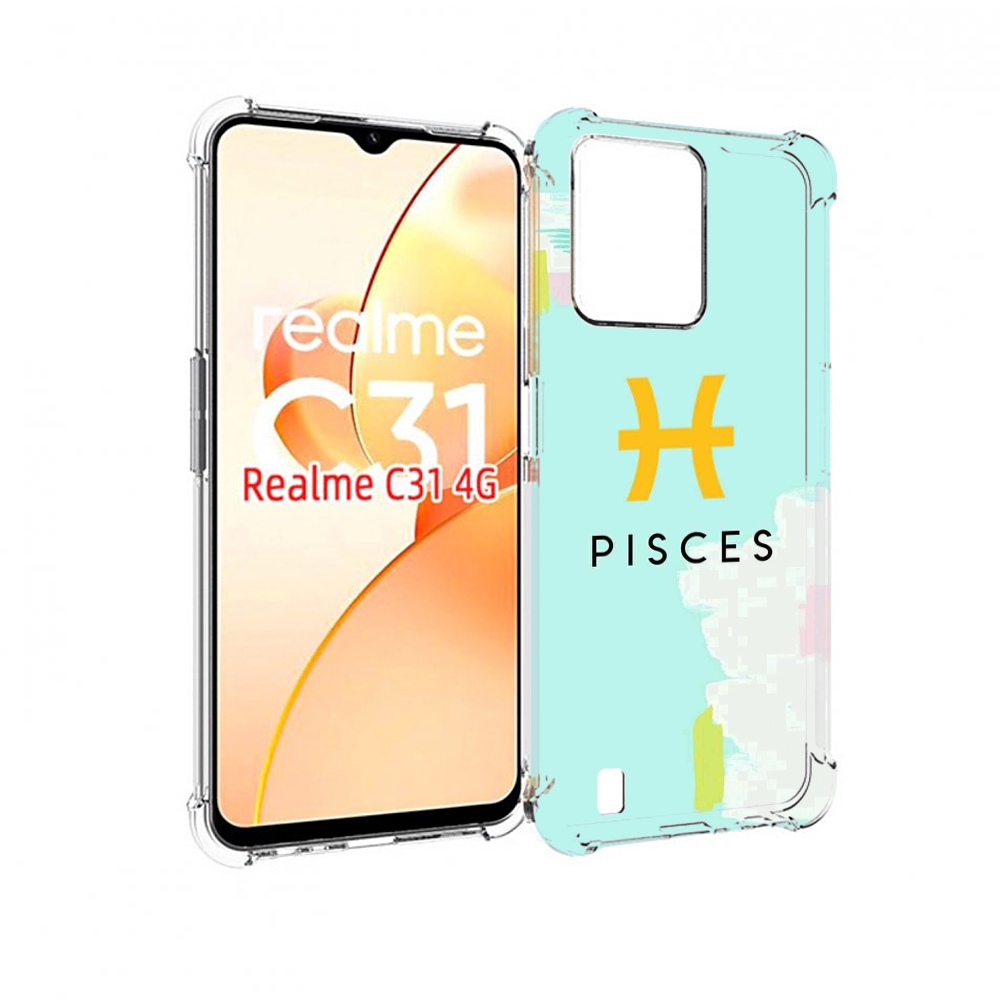 

Чехол MyPads знак-зодиака-рыбы-2 для OPPO Realme C31, Прозрачный, Tocco