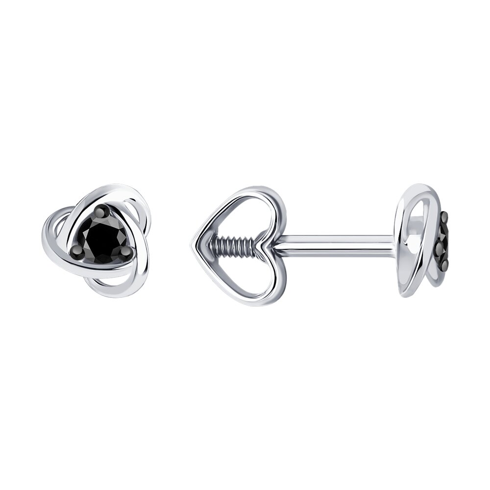 

Серьги из белого золота Diamant 52-222-01718-5, бриллиант, 52-222-01718-5