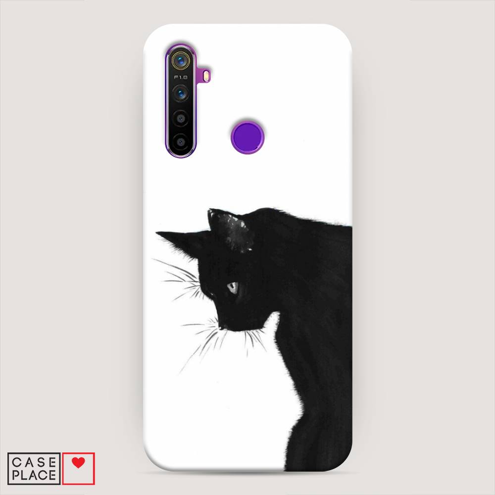

Пластиковый чехол "Black cat" на Realme 5, 251520-1