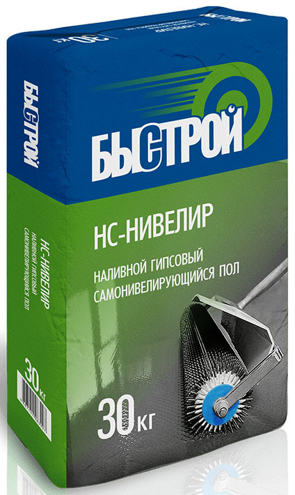 

Смесь для пола Быстрой Нивелир НС самовыравнивающаяся светло-серый 30 кг