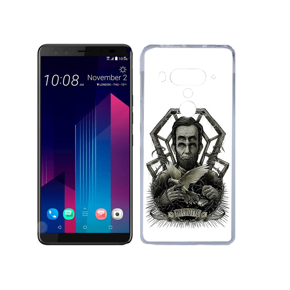 

Чехол MyPads Tocco для HTC U12+ франклин абстракция, Прозрачный, Tocco