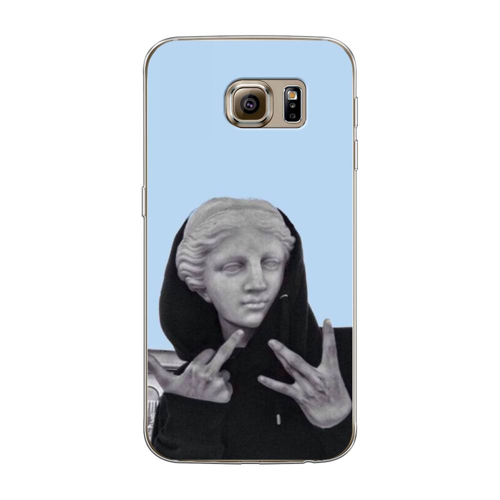 

Чехол Awog на Samsung Galaxy S6 edge "SWAG статуя", Голубой, 24450-9