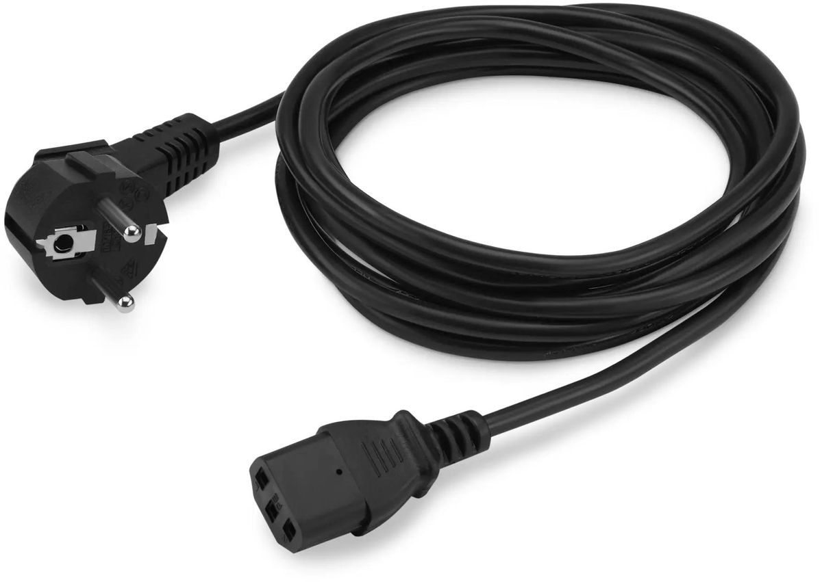 

Кабель питания Buro AN23-1000-3, IEC C13 - Евровилка, 3м