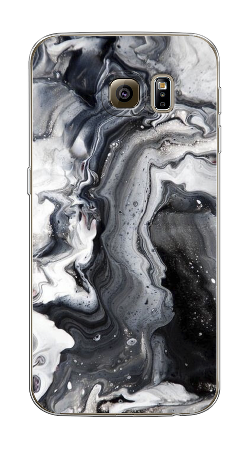 

Чехол Awog на Samsung Galaxy S6 edge "Бело-черные сложные полосы", Серый;серебристый;белый, 24450-3