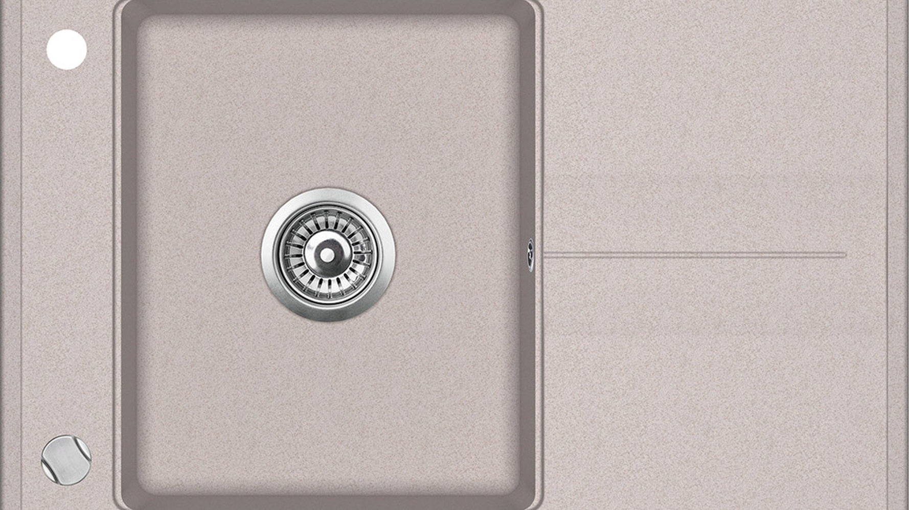 фото Кухонная мойка teka estela 50 b-tq 1b 1d dune beige